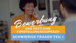 Vorstellungsgespräch  Schwierige Fragen  Teil 1 [upl. by Smitty]