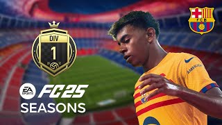 FC BARCELONA AT PEAK DIV1 GAMEPLAYEA FC 25  PS5 GAMEPLAY [upl. by Hogg]