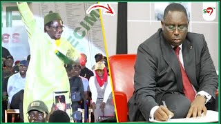 Guediawaye Cheikh Bara fait son show enflmme le meeting de SONKO amp déchire la lettre de Macky [upl. by Jody881]