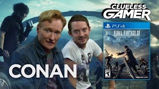 Clueless Gamer quotFinal Fantasy XVquot With Elijah Wood  CONAN on TBS [upl. by Shira231]