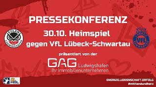 PRESSEKONFERENZ EULEN LUDWIGSHAFEN  VFL LÜBECKSCHWARTAU 20242025 [upl. by Laroy]