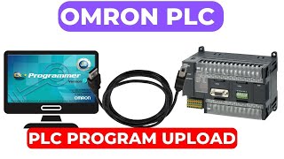 HOW TO omron plc program upload USING USB CABLE  cx programmer  plc to pc communication cable [upl. by Zaneta]