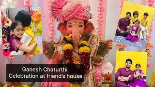 Friend ke ghar kiye Bappa ke Darshan 🙏  Vlogs  Ganesh Chaturthi  gantavyasharma mumbai vlogs [upl. by Strohbehn]