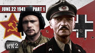 096a  Operation Barbarossa  Biggest Land Invasion in History  WW2  June 22 1941 [upl. by Kunkle]