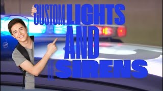 Transform Any Car into a Police Cruiser Custom Lights Sirens Cages amp Ram Bar Upgrade 🚔✨ [upl. by Gunzburg512]