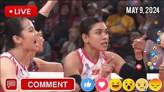 CREAMLINE VS CHOCO MUCHO 🔴LIVE FINALS  MAY 09 2024  PVL ALL FILIPINO CONFERENCE 2024 pvllive [upl. by Wenda]