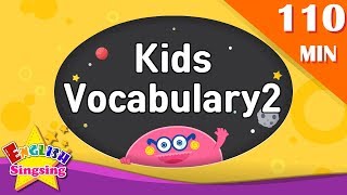 Kids vocabulary 2 compilation  Animation Words collection ABC first Dictionary｜English for kids [upl. by Skrap]