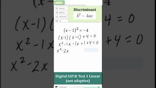 Solve this linear quadratic system with Desmos or the Discriminant [upl. by Neumeyer]