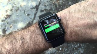 Premier test iWatch Sport et Runkeeper [upl. by Greenberg]