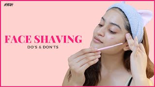 Face Shaving Dos amp Donts  Facial Hair Removal Tips  Nykaa [upl. by Urion]