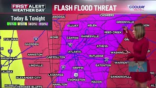 BREAKING UPDATE Flash Flooding threat expanded to include all of metro Atlanta [upl. by Ella]