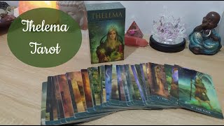 💚 Thelema Tarot  Lo Scarabeo 💚 Reseña en Español [upl. by Llennaj]