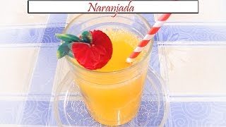 Naranjada Casera  Receta de Cocina en Familia [upl. by Anneres964]