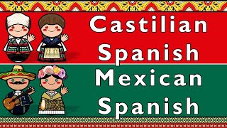 CASTILIAN SPANISH amp BAJIO MEXICAN SPANISH [upl. by Rawde649]