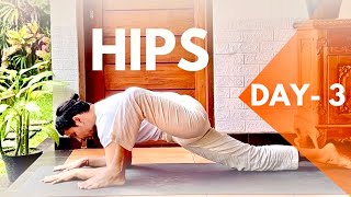 DAY 3  HIPS  21 Days Yoga Challenge  Hip Opening ​⁠PrashantjYoga [upl. by Hayila338]