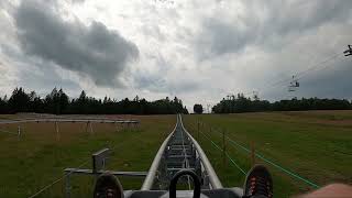 Onride Luge sur rail  Luge Dété Col De la Schlucht [upl. by Firahs]