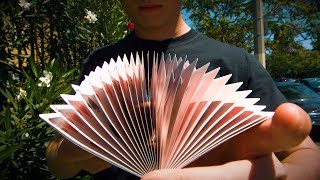 5 Wild Cardistry Tricks 1000FPS  Beyond Slow Motion [upl. by Ohcirej]