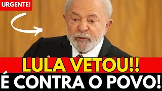 EITA VETO DO PRESIDENTE ASSUST0U TODO MUNDO [upl. by Kcered]