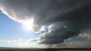 6292015 Moorcroft WY LP Supercell Timelapse [upl. by Ddene]