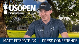 Matt Fitzpatrick 2022 US Open Press Conference [upl. by Emalee]