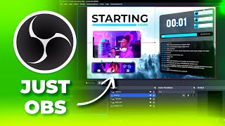 OBS Studio How to make this Starting Soon Screen [upl. by Steen]