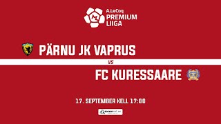 PÄRNU JK VAPRUS  FC KURESSAARE A LE COQ PREMIUM LIIGA 27 voor [upl. by Mallina]