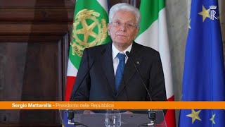 Mattarella quotPnrr occasione straordinaria da cogliere appienoquot [upl. by Yendahc954]