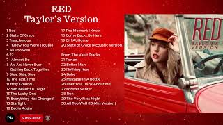 Taylors Version  Red Album Playlist [upl. by Alema]