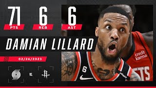 Damian Lillard drops 71 PTS becomes 8th player to ever have 70 PTS 😳  NBA on ESPN [upl. by Paxon]