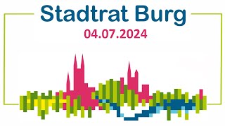 Stadtratsitzung 04072024 1800 Uhr [upl. by Alusru]