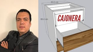 Como hacer cajones paso a paso para gabinete de cocina [upl. by Irv]