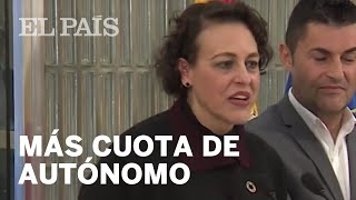 Las cuotas de los autónomos subirán cinco euros de media al mes a partir del 1 de enero  Economía [upl. by Frame]