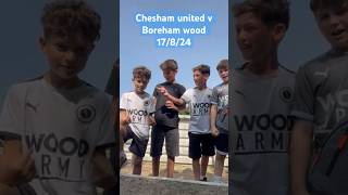 Chesham united v Boreham wood vlog 17824 football nonleague [upl. by Dahsar]