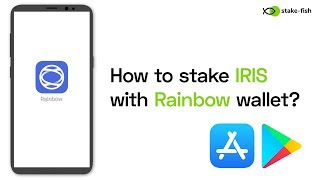 How to stake IRISnet IRIS with Rainbow wallet  iOS and Android [upl. by Alenoel]