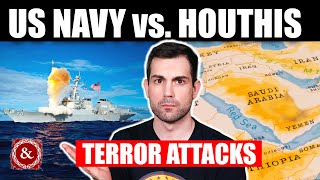 US Navy Deployed Against Houthi Attacks in Red Sea [upl. by Mcgaw]