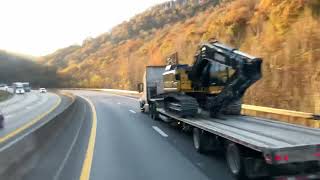 Burnwell WV I6477 toll West Virginia with real truck horn sound for business success [upl. by Odraboel153]