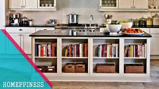 50 Awesome Kitchen Bookshelf Ideas For Cookbooks [upl. by Yelrahc849]