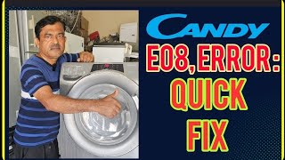 How to Fix Candy Washer E08 Error Easy [upl. by Annat115]