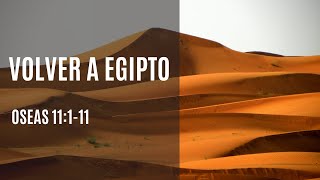 Volver a Egipto [upl. by Karolyn957]