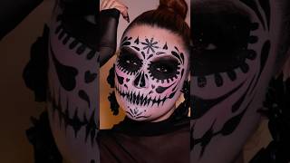 🖤💀🇲🇽✨🫶🏼 skullmakeup diademuertos dayofthedead halloween makeuptutorial [upl. by Htiekal]