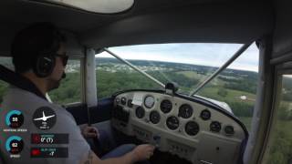 Luscombe Short Field Landing W00 [upl. by Onailime]