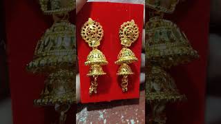 Jhumka 🩷 jhumkadesign ytshorts gold shortsfeed svjewellers1 khushbujewellers [upl. by Oab]