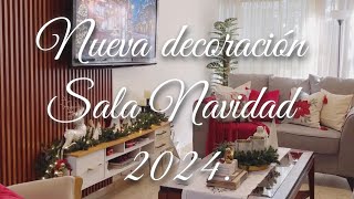 NUEVA decoración de SALA Navidad 2024 NEW Christmas tree decor [upl. by Sivra]