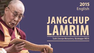 Session 01  20151220 am  english  2015 Jangchup Lamrim Teachings  Tashi Lhunpo [upl. by Ecirtnas]