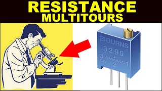 Comment fonctionne la résistance ajustable multitours potentiomètre vue au microscope électronique [upl. by Ahseken]