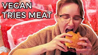 Vegan Eating Meat For The First Time in 8 Years [upl. by Donella416]