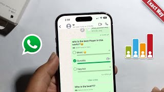 How To Create a Poll In WhatsApp 2024 New Way [upl. by Sabelle42]