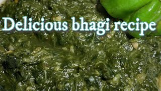 Delicious Trini Bhagi Recipe [upl. by Evannia786]