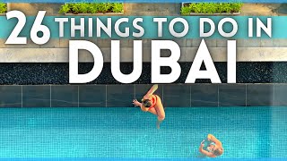 Best Things To Do in Dubai UAE 4K [upl. by Durer]