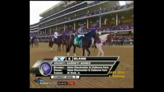 Breeders Cup Classic 2010  BLAME amp Zenyatta [upl. by Gosser]